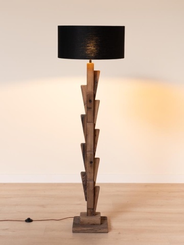 Lampadar din stejar reciclat, H172 cm, "Roots" - Img 4