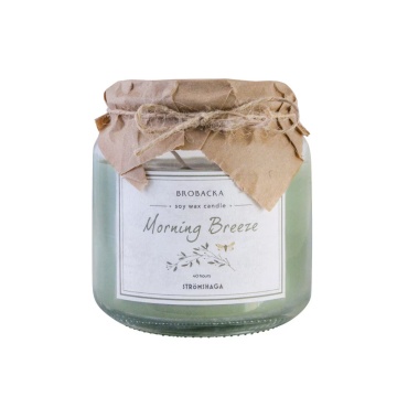Lumânare parfumată din ceară de soia, 420 g, 40 ore , „Morning Breeze"