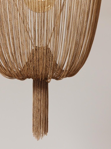 Lustra suspendată din metal cu lanțuri decorative, Ø40 cm, „Palazzo” - Img 4
