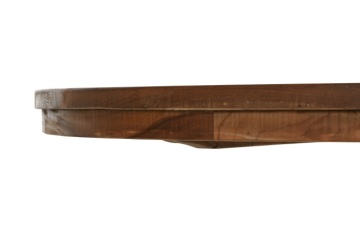 Masă dining rotundă din lemn de tec reciclat, Ø160 cm, „Komodo” - Img 6