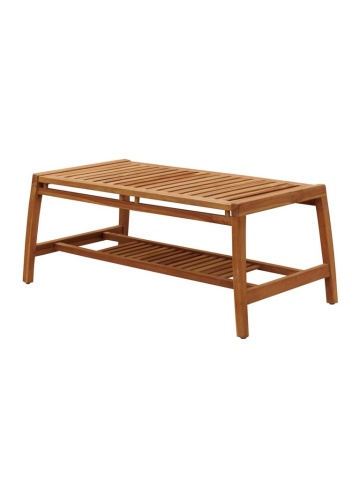 Masuta de cafea de exterior, din lemn de tec, Java