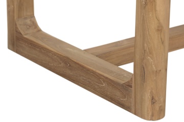 Măsuță de cafea din lemn masiv de teak, 180×70×40 cm, „Kayu" - Img 7