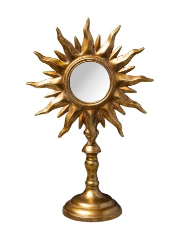 Oglinda de masa, din rasina, Sun