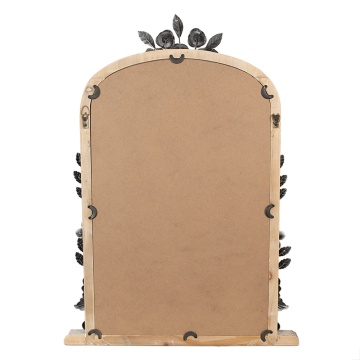 Oglinda de perete, bej, cu aspect vintage, 56x5x77 cm, Sonia - Img 3