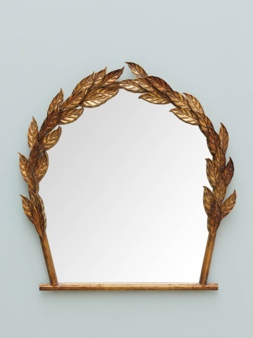 Oglinda de perete, cu frunze decorative, Cesar - Img 2