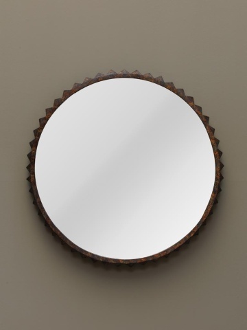 Oglinda de perete, din metal, Facetis - Img 2