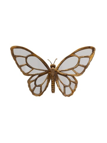 Oglinda decorativa, de perete, din rasina, Butterfly