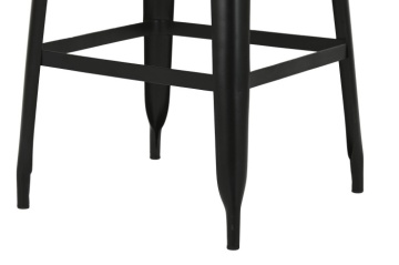 Scaun de bar din metal și lemn , "Barme" - Img 6