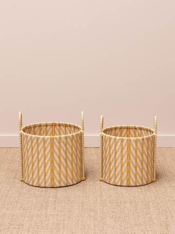Set 2 cosuri decorative , din metal si plastic , "Scoubidou" - Img 3