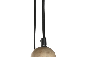 Set 3 lustre suspendate din lemn de mango, negru și natur, 110 x 38 cm, „Creil” - Img 6