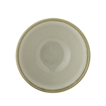 Set 4 boluri din ceramică natur, pictate manual cu motive botanice, „Bethany", 11,5 x 6,5 cm - Img 3
