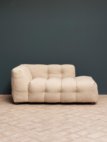 Sofa tip daybed din stofă, bej, 168×103×75 cm, " Médard" - Img 2