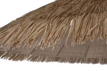 Umbrelă de grădină cu aspect de stuf, stil tropical, structură metalică - Img 2