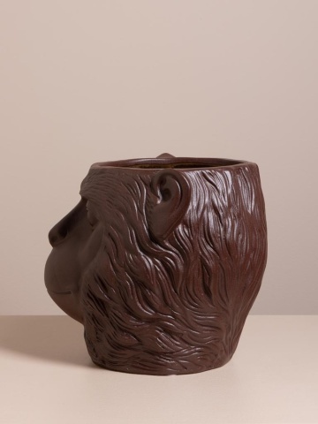 Vas decorativ din ceramică ⌀ 18 cm, „Primate” - Img 5