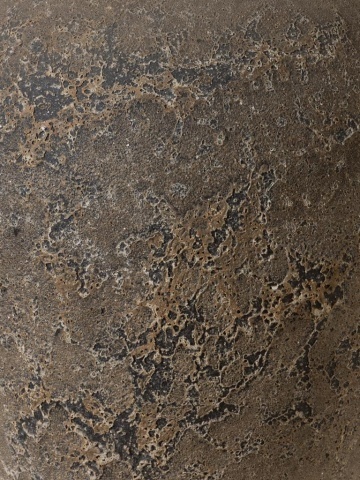 Vas decorativ din teracotta , cu finisaj antichizat , H40cm , "Patina" - Img 4