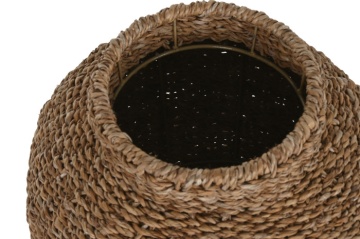 Vază decorativă înaltă din iarbă de mare împletită manual, 35×35×70 cm, „Kaia" - Img 2