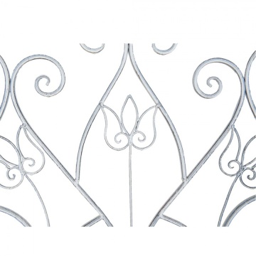 Banca de gradina, din metal, cu aspect vintage, Romance - Img 4