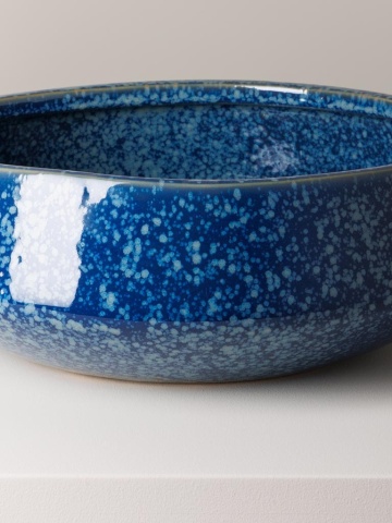 Bol albastru din ceramica D37cm Marine - Img 3