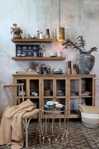 Bufet din lemn masiv, cu 6 usi, aspect rustic - Img 3