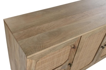 Bufet natur , din lemn de mango rattan - Img 3