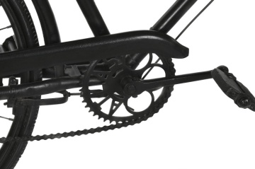 Consolă tip bar din metal și lemn de mango, negru, "Bycicle" - Img 4