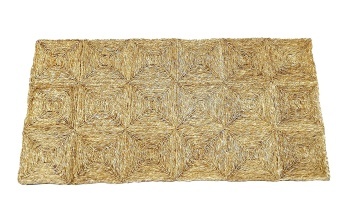 Covor din iarbă de mare împletit manual, natur, 150 x 210 cm, „Carignan”