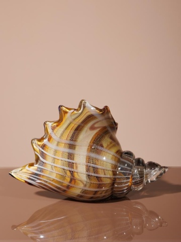 Decoratiune din sticla, in forma de scoica, Shell - Img 5