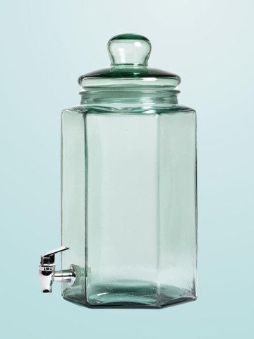 Dispenser de bauturi, din sticla reciclata, 6.5L, Beve - Img 2