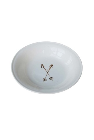 Farfurie adanca, din portelan, D20.5cm, Poles
