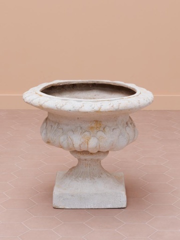 Jardinieră de exterior din oxid de magnesiu și fibră de sticlă, H49 cm, "Florence" - Img 4