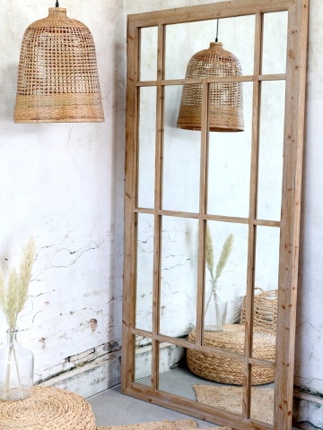 Lampa din bambus impletit, Zora - Img 5