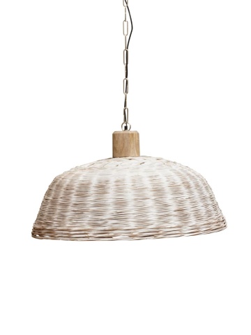 Lustra din rattan natural, Shabby