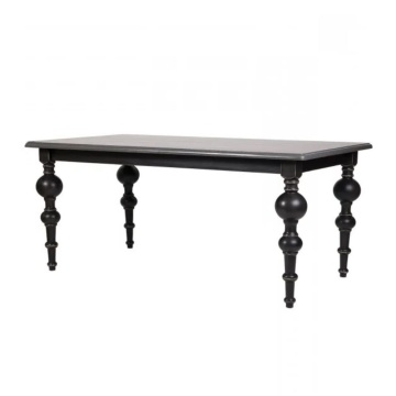 Masa dining, din lemn masiv de pin, aspect vintage, Country Chic