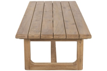 Măsuță de cafea din lemn masiv de teak, 180×70×40 cm, „Kayu" - Img 4