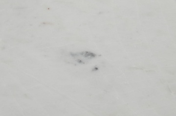 Mobilier de baie din lemn masiv de mango și blat ceramic alb, chiuvetă inclusă, 2 sertare și 2 polițe, 120 x 50 x 82 cm, „Marble" - Img 9