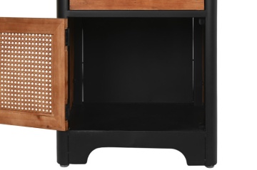 Noptiera din lemn de pin si metal " Wood " - Img 4