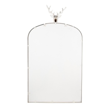 Oglinda de perete, alba, din metal, 58x10x105 cm, Deer - Img 2