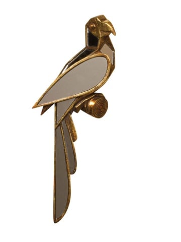 Oglinda decorativa, de perete, din rasina, orientare dreapta, Parrot