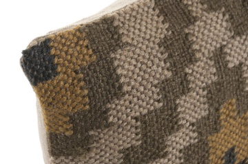 Pernă decorativă multicolor din lână și iută, "WoolJute" - Img 2