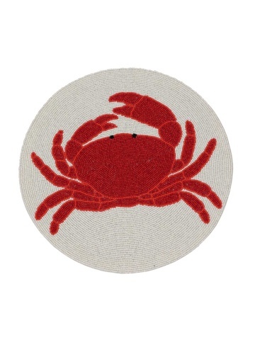Protectie pentru masa, din margele, Crab