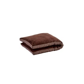 Saltea de podea din catifea brodată manual cu motive geometrice, 60×140 cm, „Velvet Mattress"