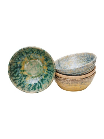 Set 4 boluri din ceramica, "Intense"