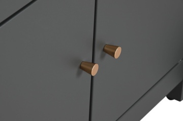 Set bucătărie de exterior din aluminiu și lemn compozit, 236 x 50 x 91 cm, „Isla Outdoor Kitchen Set" - Img 11