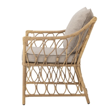 Set fotoliu și taburet din polirattan, L66×H82×W72 cm, „Belluce" - Img 5