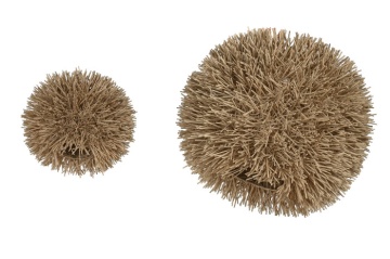 Set paravane decorative artizanale naturale din bambus, „Kyoto”