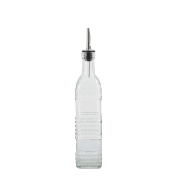 Sticla pentru ulei/otet, cu dop metalic, din sticla, H30cm - 480ml