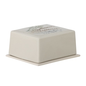 Untieră din ceramică cu flori de câmp aplicate manual, L15×H7,5×W12,5 cm, 580 ml, „Bea" - Img 3
