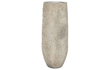 Vază decorativă de podea, stil rustic artizanal, culoare naturală, din teracotă, „Terracotta”
