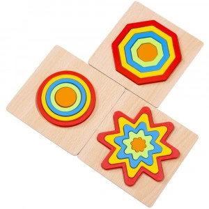 Rainbow Shape Puzzles - Wooden Shape Sorters [DEMO]