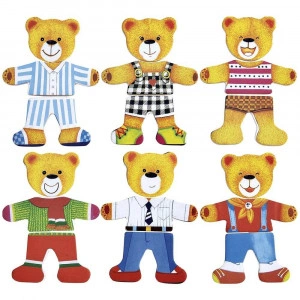 Wooden Puzzle Game - Bears Dress Up Set [DEMO] - Img 2